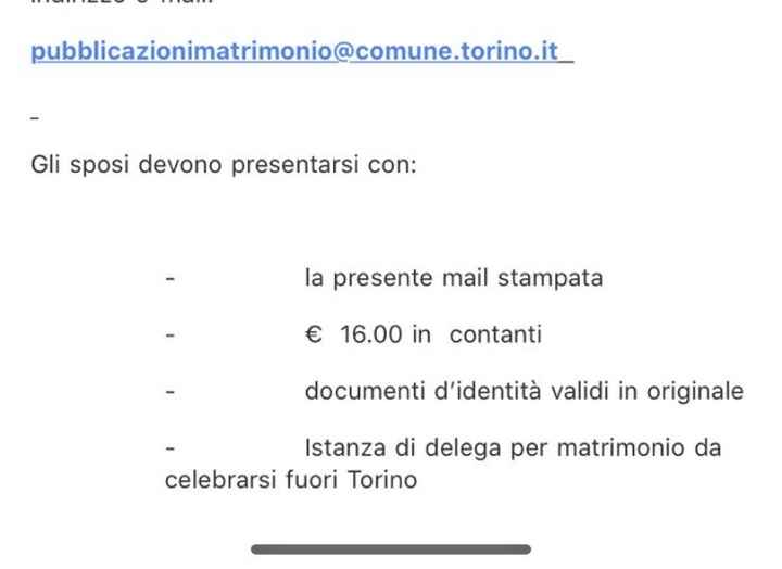 Istanza di delega matrimonio da celebrarsi fuori comune di residenza - 1