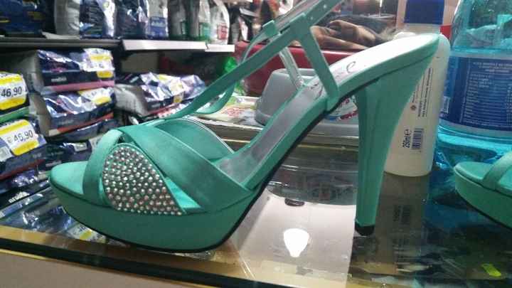 scarpe verde tiffany