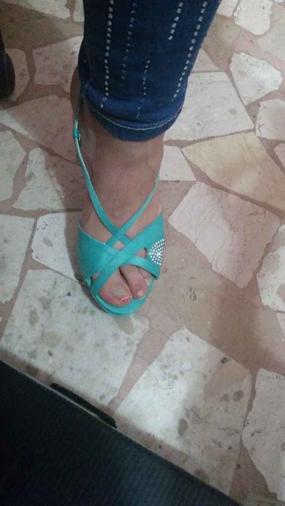 scarpe verde tiffany