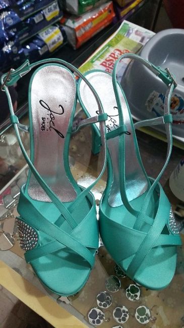 scarpe verde tiffany