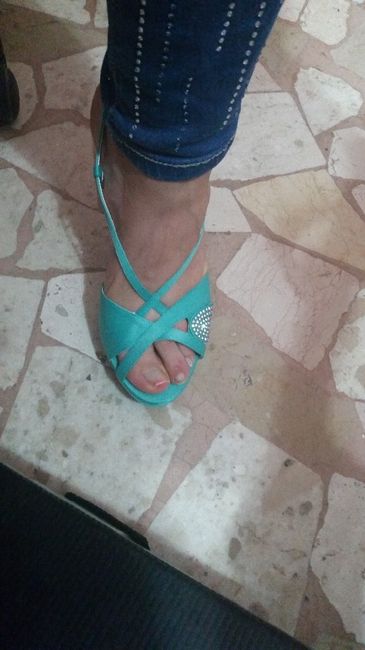 scarpe verde tiffany