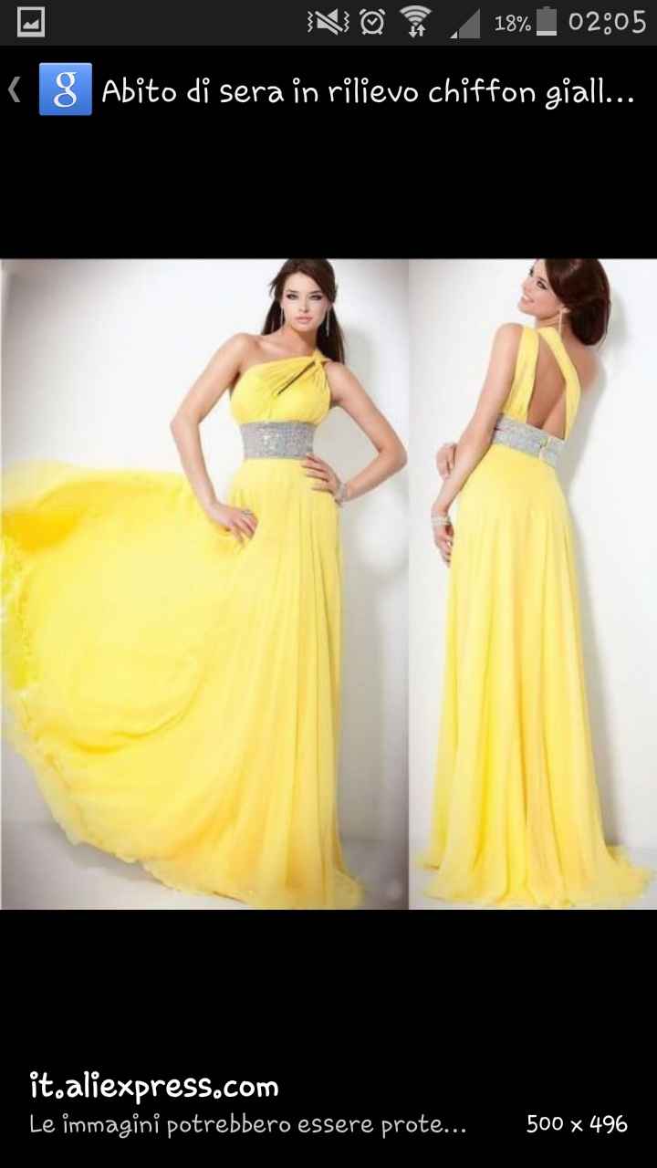 Vestito cheap giallo matrimonio