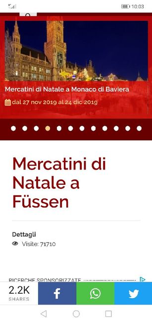 Viaggio di nozze ai mercatini di Natale in Baviera 2