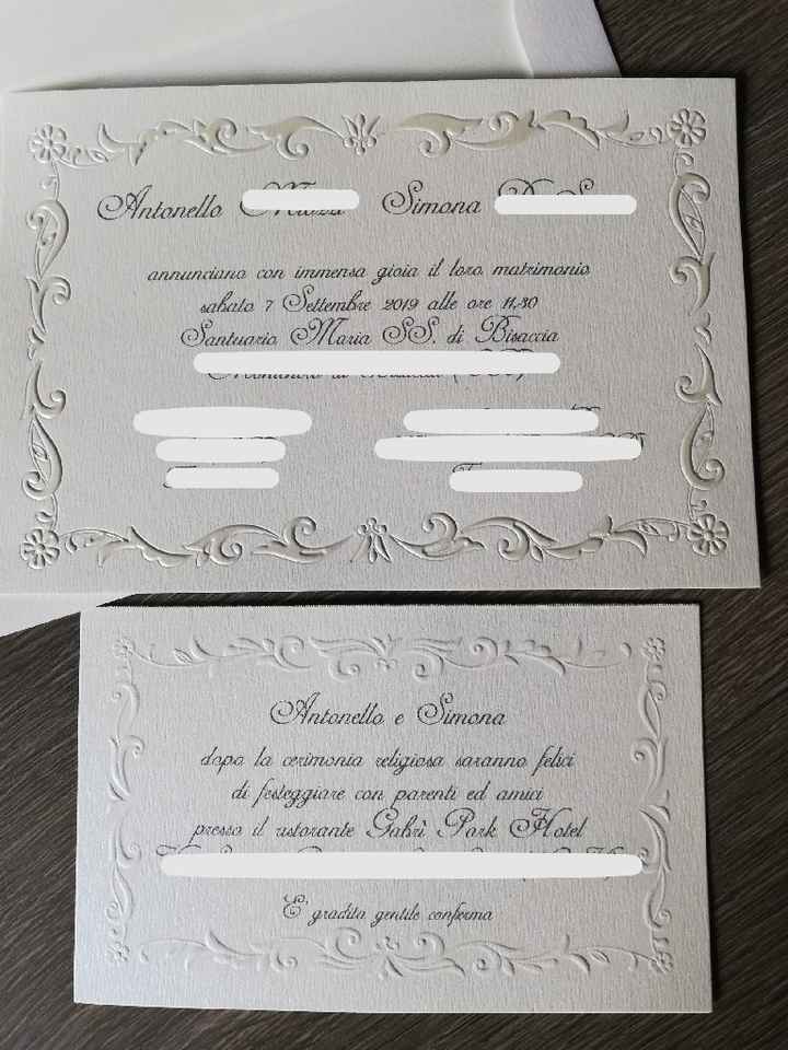 Partecipazioni arrivate ✉️ - 1