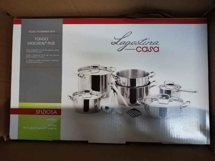 Batteria di pentole Lagostina sfiziosa e ingenio inox - 1