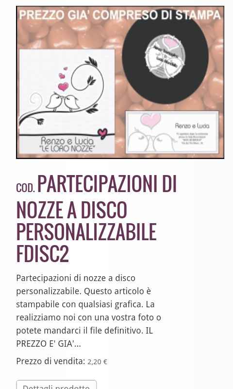 Le vostre partecipazioni di nozze - 1