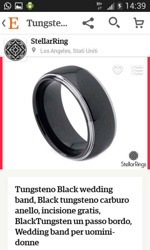 Fedi economiche ma indistruttibili in tungsteno - 1