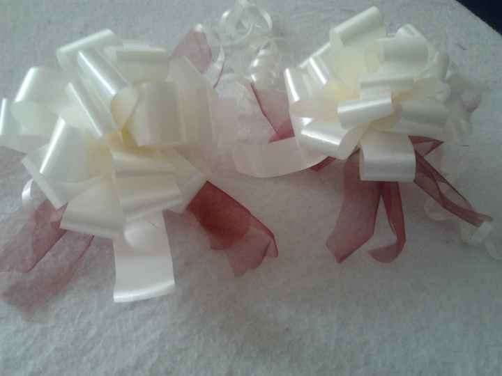 Fiocchi con tulle bordeaux