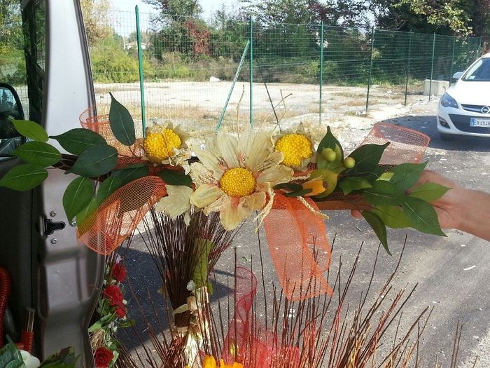 Centro tavola arancione - 2