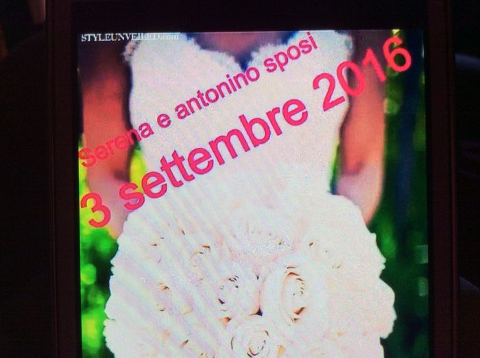 La data più importante della mia vita 