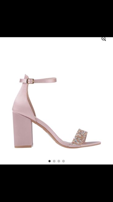 Scarpe rosa raso - 1