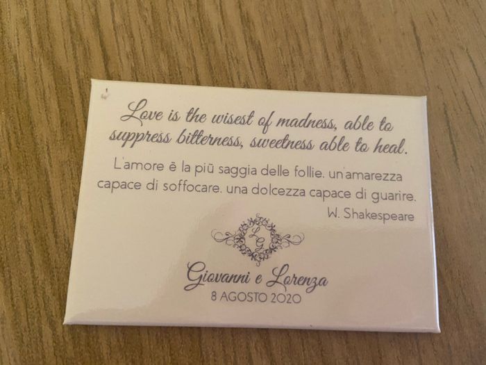 Calamite segnaposto personalizzate 1