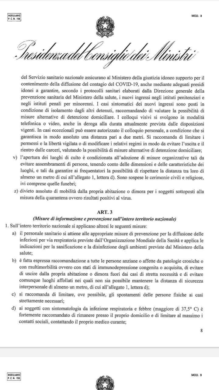 Spose primavera 2020 - Coronavirus 1