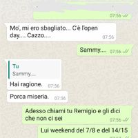 Condividi lo screenshot dell'ultimo messaggio che vi siete inviati - 1