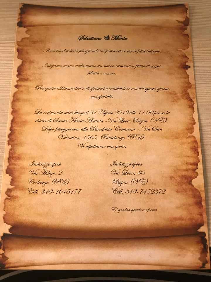 Formula per le partecipazioni 🔤📝📬 - 1