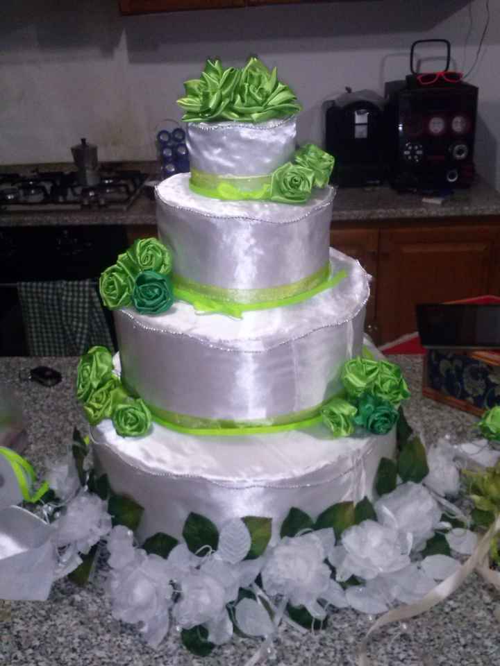 Work in progres...la mia torta portabuste - 1