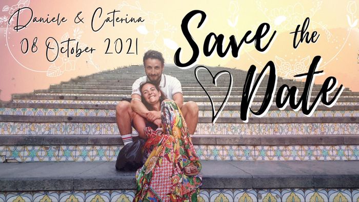 Competizione familiare - votate save the date 1