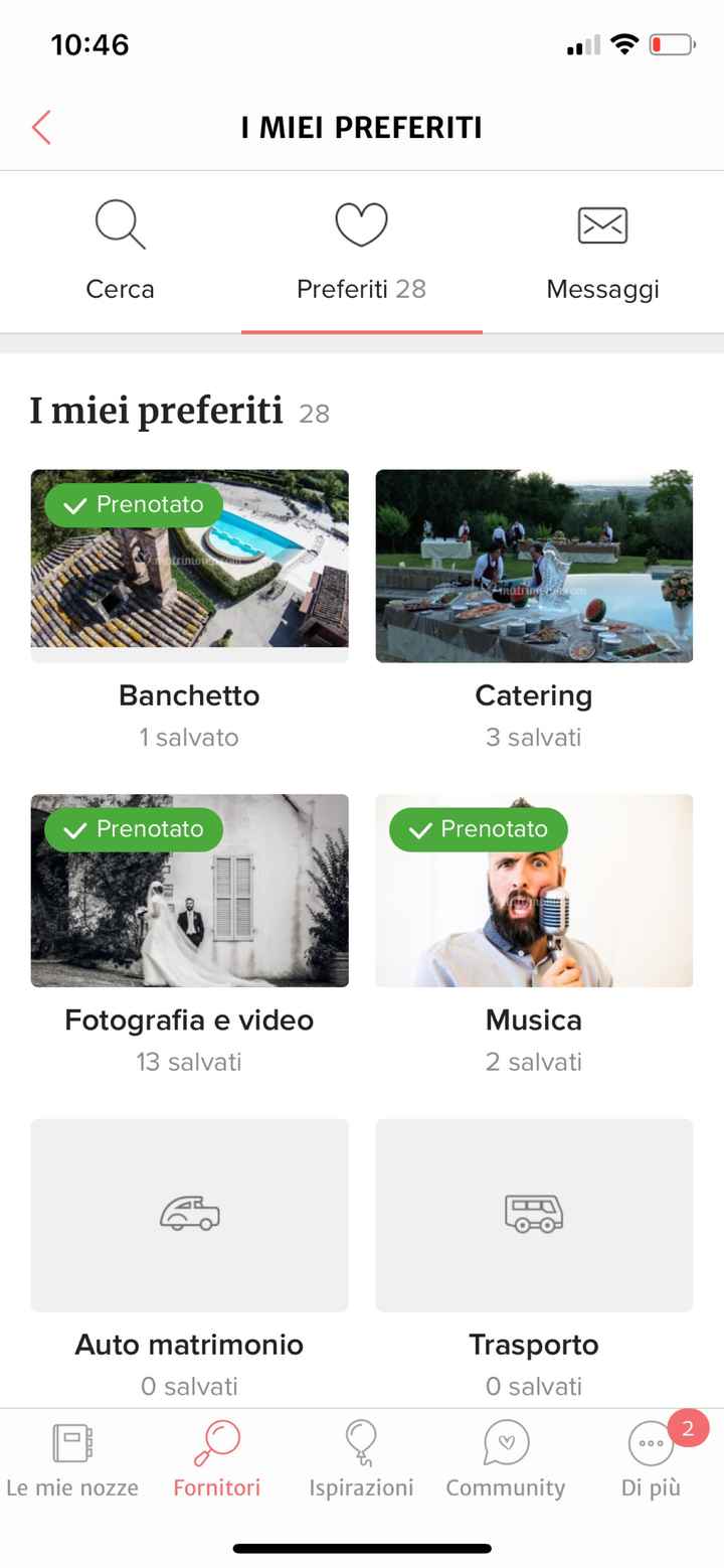 Condividi lo screenshot dei tuoi fornitori - 1