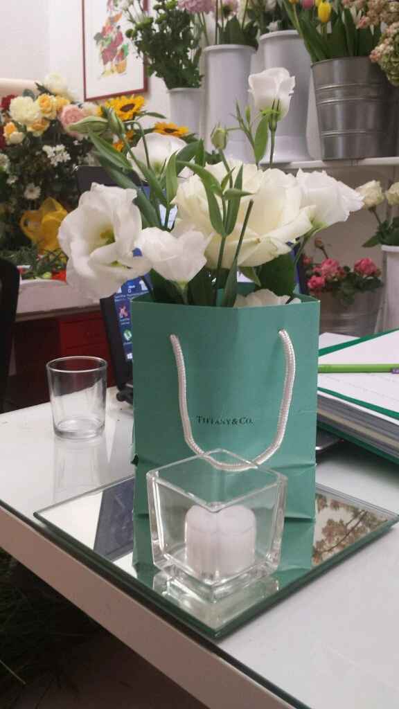 Sacchetti tiffany per centrotavola - 1