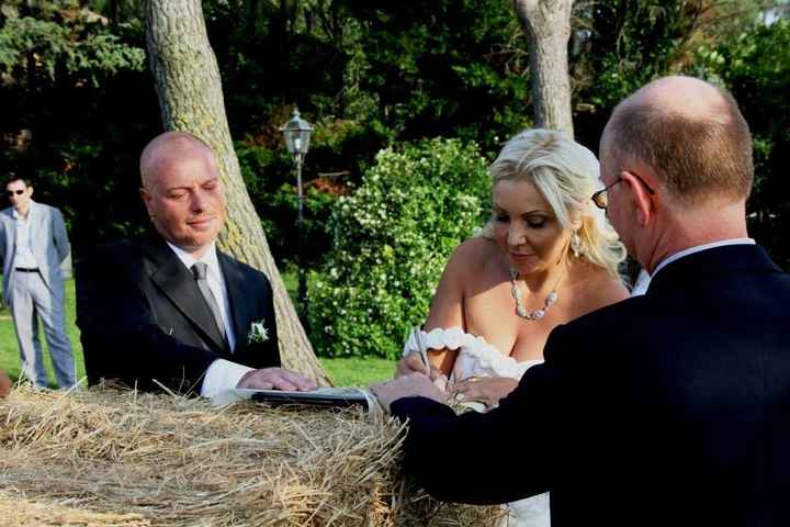 ....durante la cerimonia ....