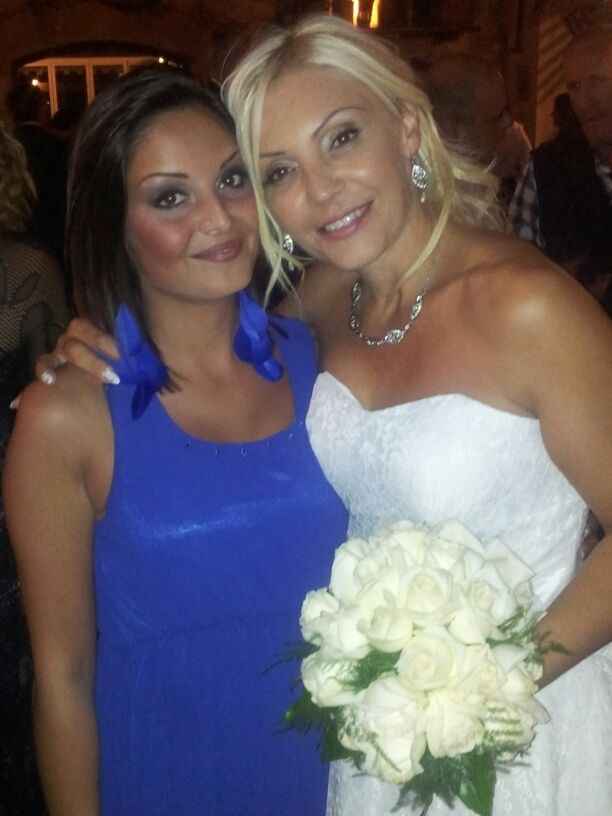 vi presento la mia testimone speciale: mia figlia!!! 