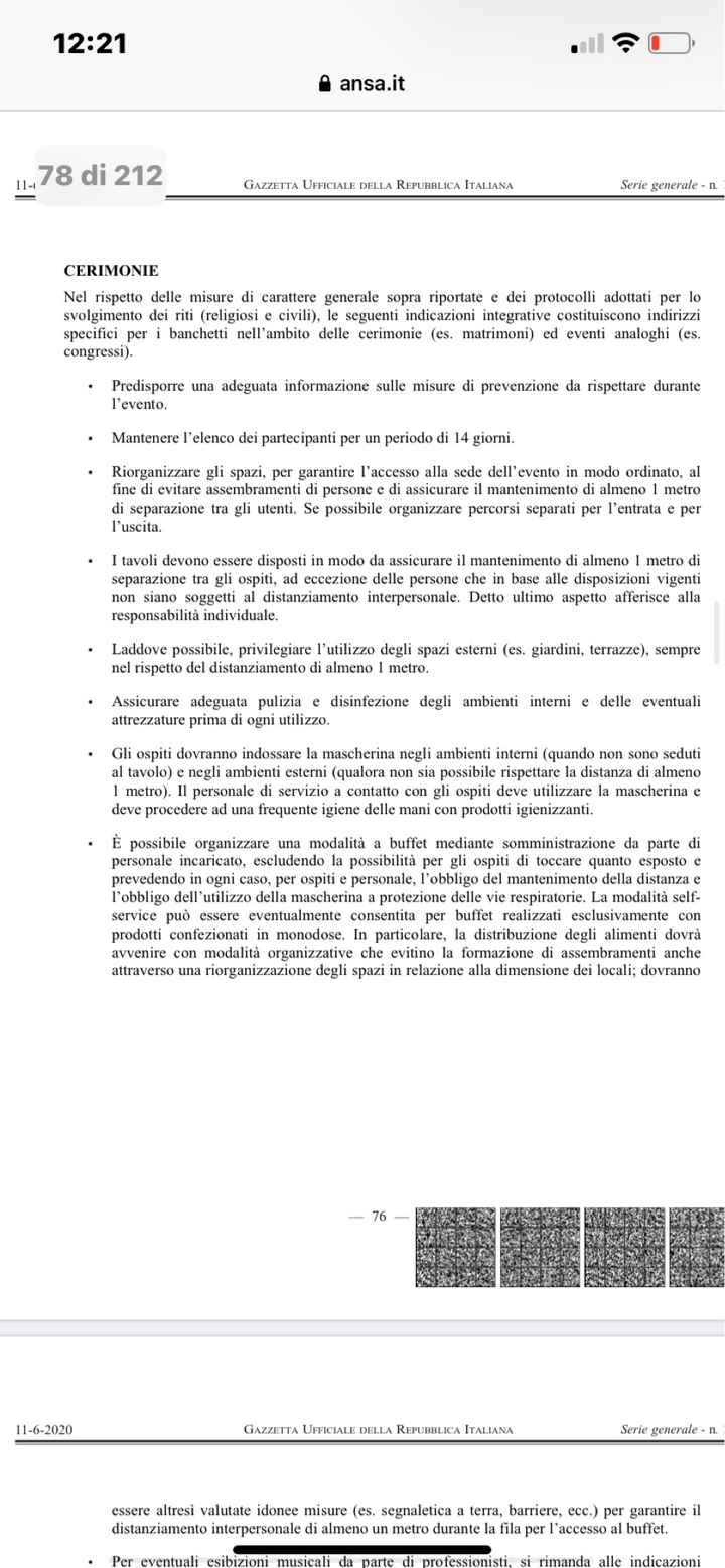 Matrimonio settembre 2020 si o no? - 1