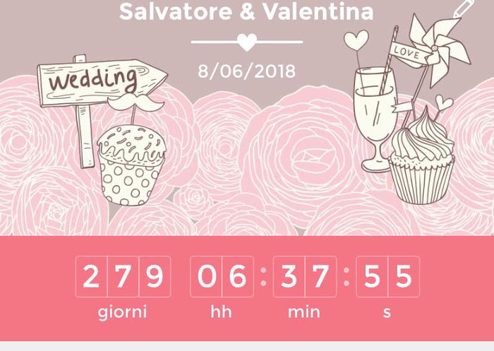 Quanto manca al tuo matrimonio? Condividi il countdown! - 1