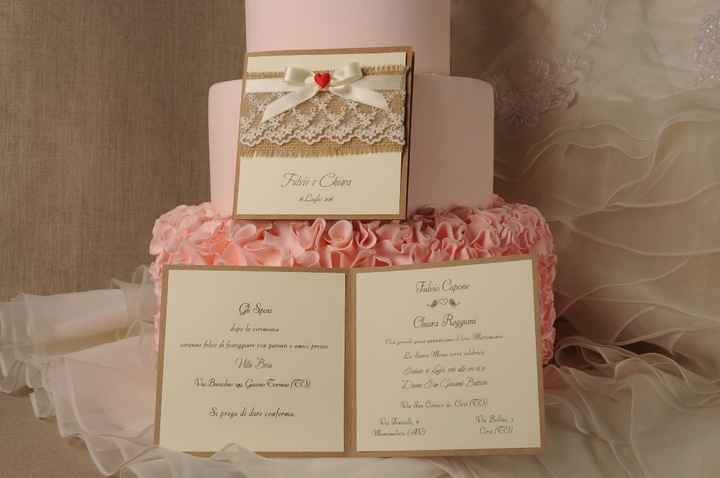 Partecipazioni di nozze 1 