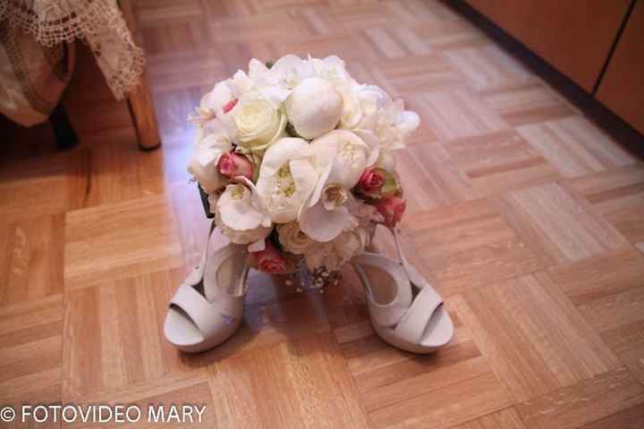 Vi presento le mie super scarpe e il mio stupendo bouquet