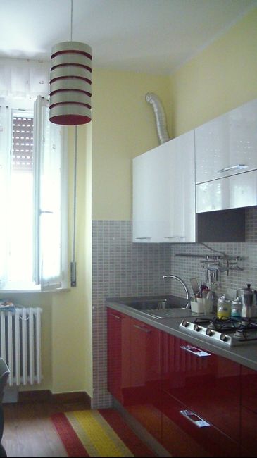 cucina e lampadario...