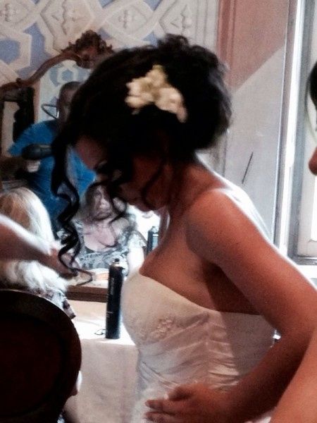 Sposa fiore vero tra i capelli - 1