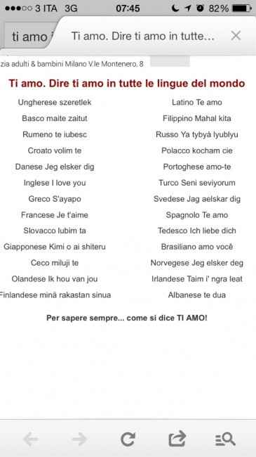 Nomi tavoli ti amo aiuto! - 1