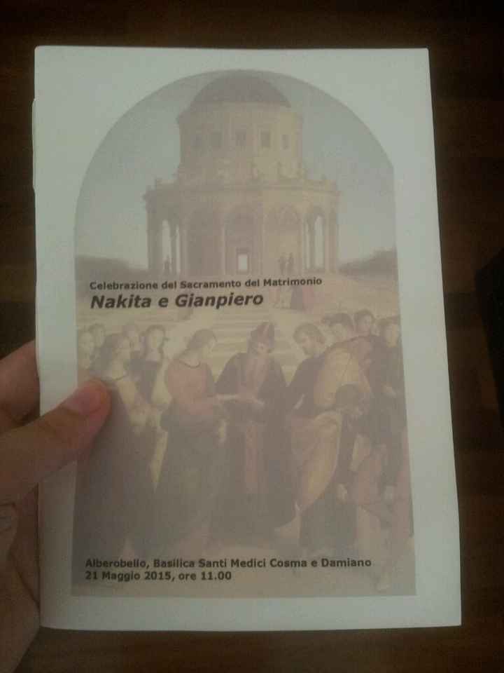 Aiuto copertina libretti messa - 1