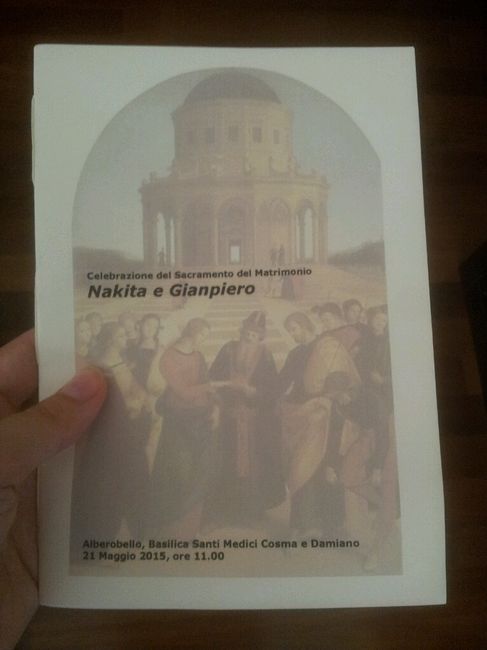 Aiuto copertina libretti messa - 1