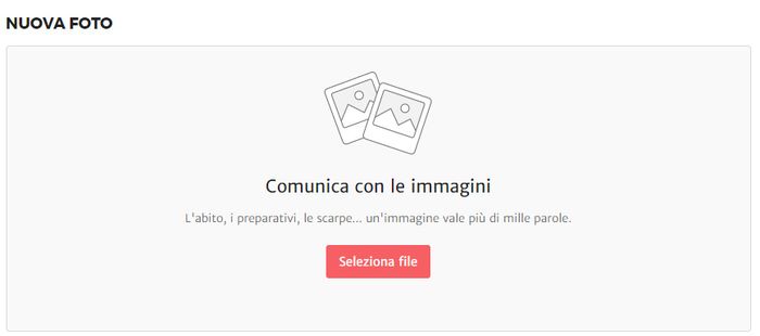 Come caricare le foto su Matrimonio.com 1