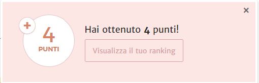 I punti e le categorie della Community 1