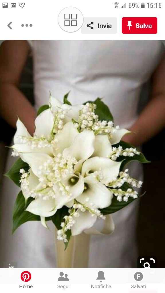 Consigli bouquet con abito a sirena - 1