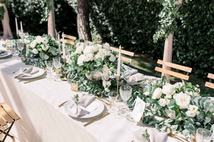 Idee per un matrimonio total white