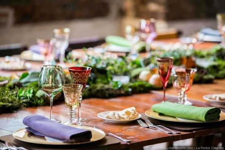 Bicchieri mise en place