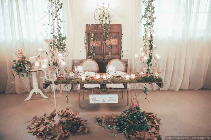 Idee per decorare il tavolo degli sposi! - 3