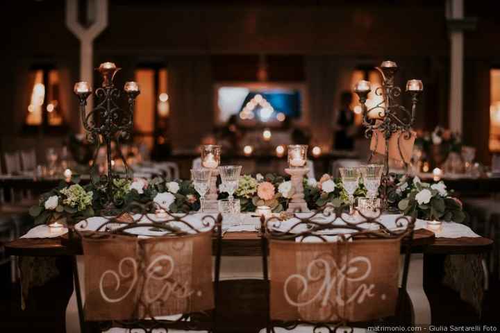 Idee per decorare il tavolo degli sposi! - 5