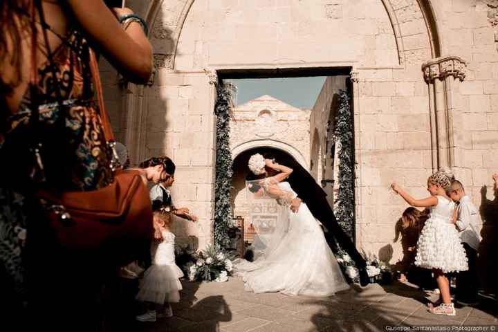 #Instantphoto: l'uscita degli sposi - 1