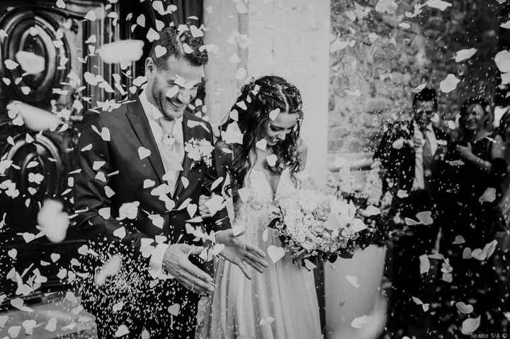 #Instantphoto: l'uscita degli sposi - 2