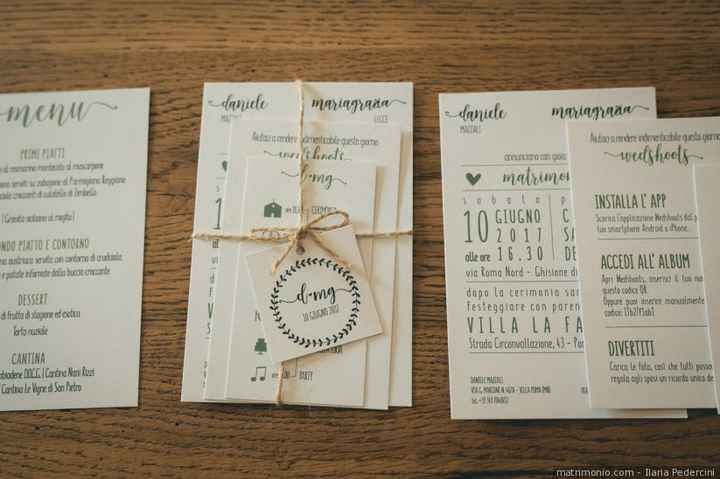 Quali partecipazioni daresti ai tuoi invitati? - 2