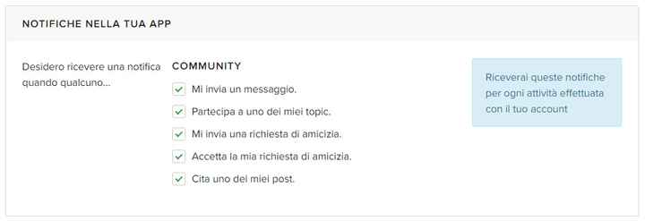 I passi per gestire le notifiche del tuo account - 2