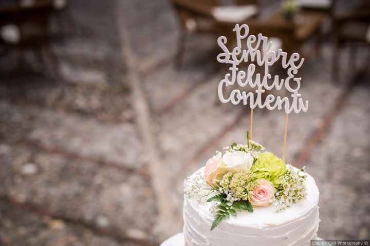 Cake topper matrimonio tema amore - 2
