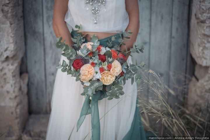 bouquet boho chic