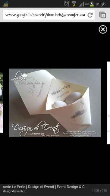 Confettata: dove metteranno i confetti? - 1