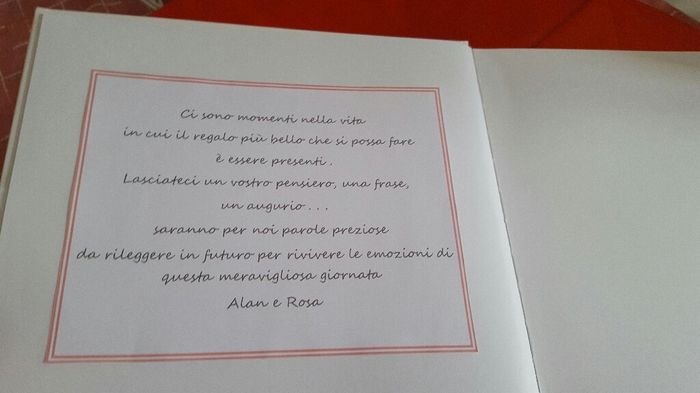 Personalizzazione guest book - 1