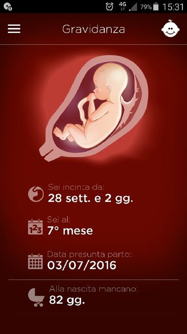 Countdown gravidanza - 1